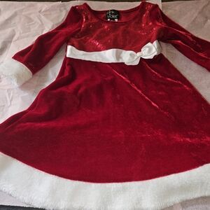 Pink Violet Red and White Kids Dress
